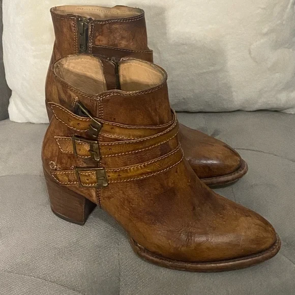 - BedStu Leather Ankle Boots - Picture 2 of 5